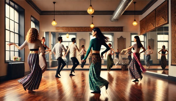 cours de danse orientale ambiance 